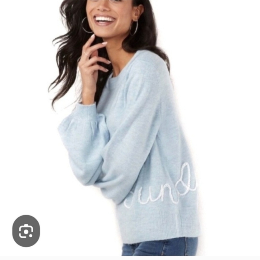 Light Blue Women's Sweater Sz XS